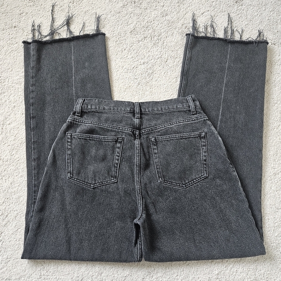 Reformation Jeans | Isabelle Pleated Jean Washed Black Denim Womens 27 - Picture 5 of 7